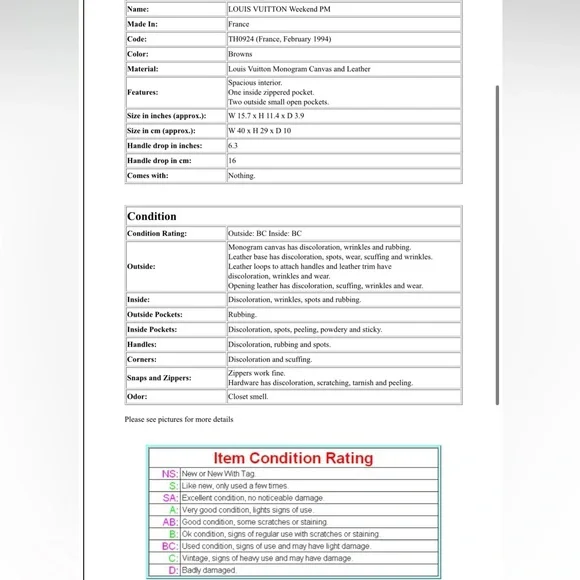 Louis Vuitton Brown and Tan Monogram Handbag - Picture 16 of 16